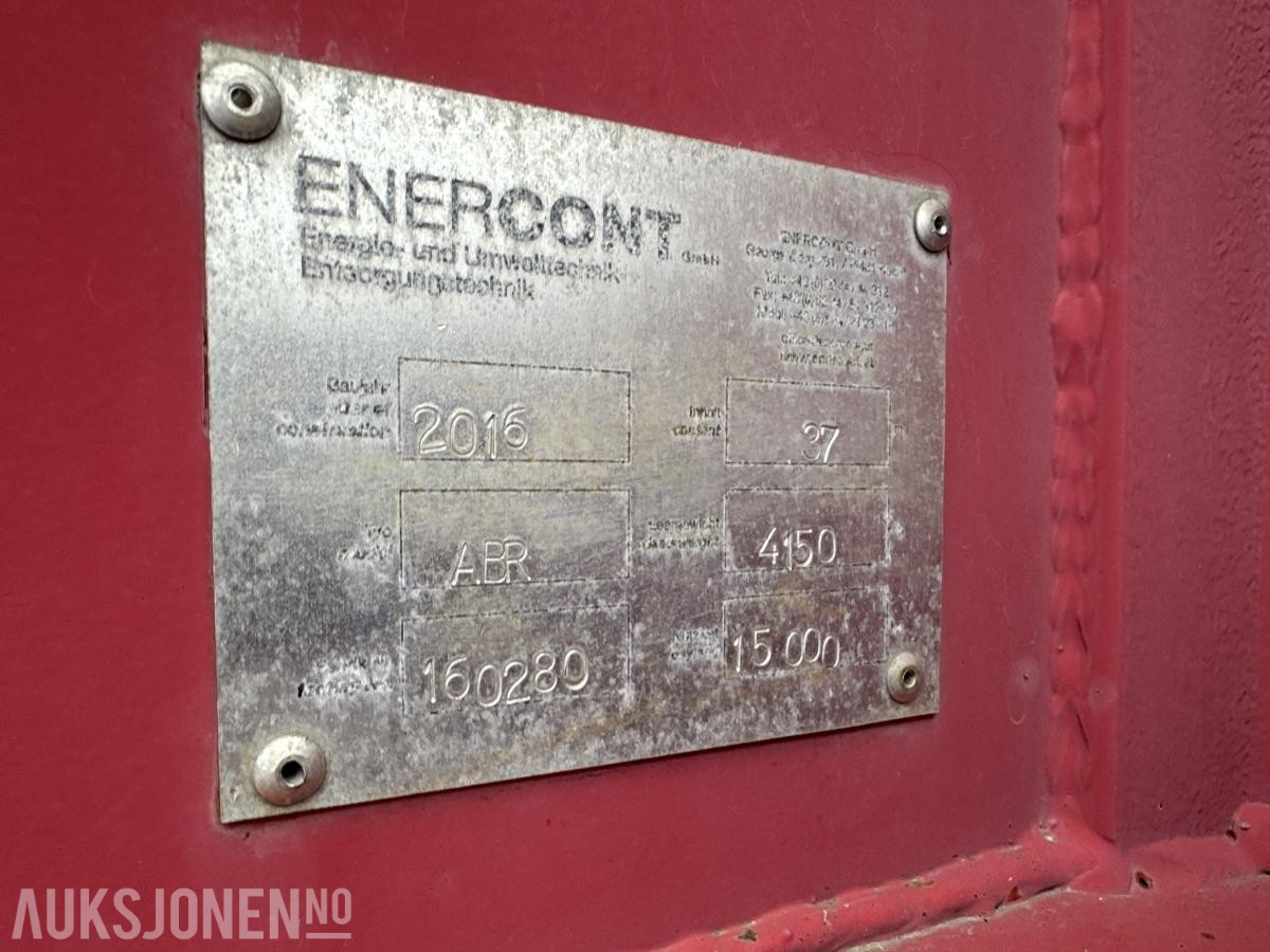 2016 HEIZOMAT RHK-AK 500 MOBIL FLISKJELEANLEGG / BIOENERGISENTRAL 500 KW